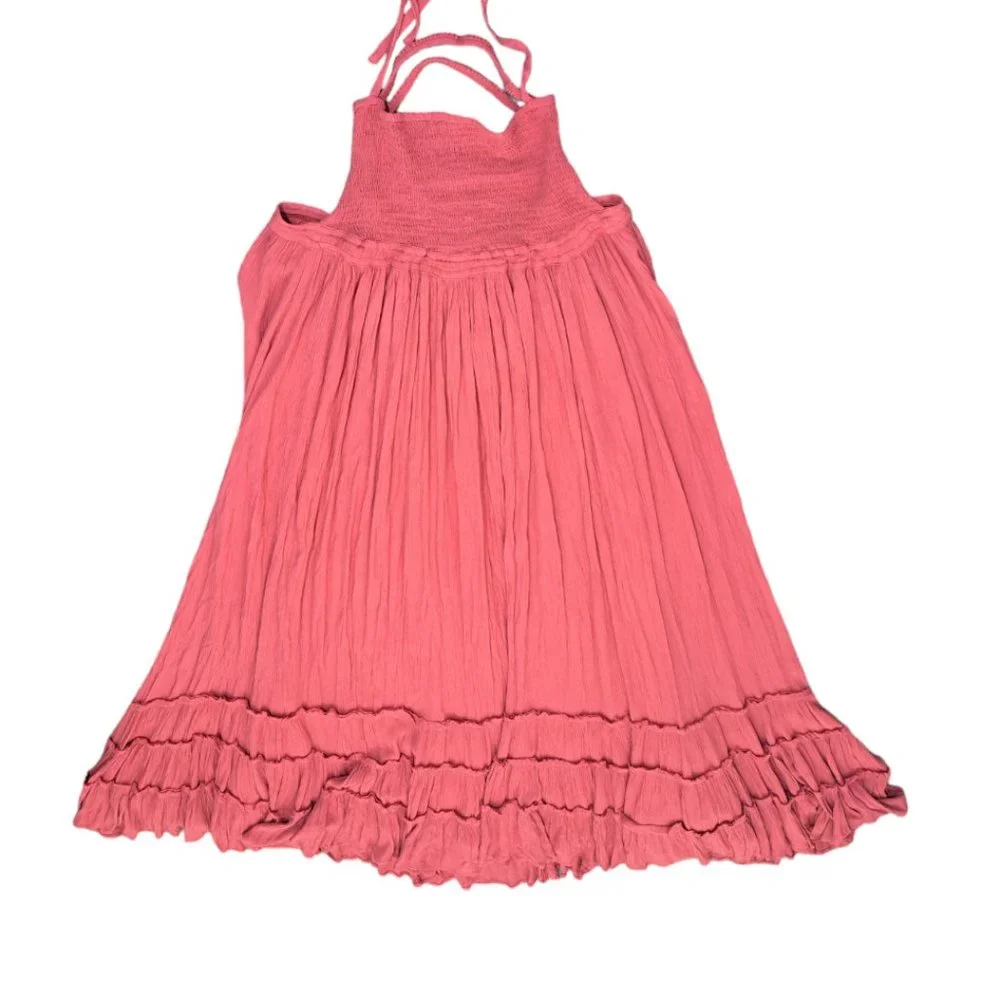 Free People Brick Red Endless Summer Extratropical Maxi Strappy Back Boho XS - Picture 4 of 9